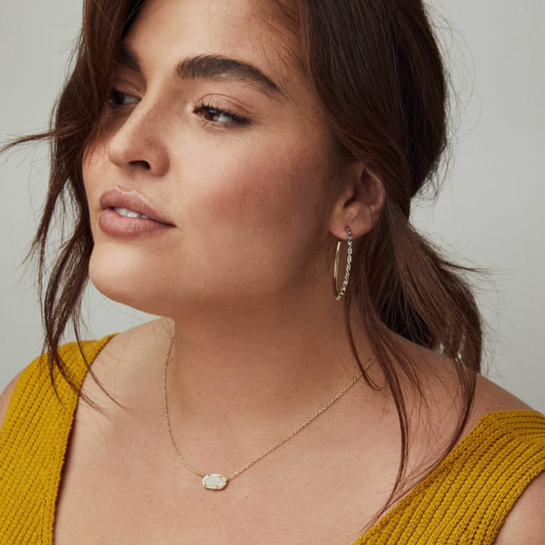 Elisa Gold Kendra Scott Gold And Silver Necklace Elisa Gold