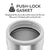 Glitter Charcoal Brumate Hopsulator Trio 12/16oz