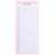 Pink To Do Magnetic Notepad