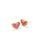 Kendra Scott Ari Gold Pave Crystal Heart Earrings In Pink Crystal