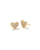 Kendra Scott Ari Gold Pave Crystal Heart Earrings In CZ