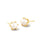 Kendra Scott Ashton Gold Pearl Stud Earrings In White Pearl
