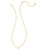 Kendra Scott Cailin Gold Pendant Necklace In Ivory Mother Of Pearl