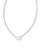 Kendra Scott Cailin Silver Penadnt Necklace In White Cz