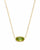 Kendra Scott Elisa Gold Pendant Necklace In Peridot Illusion
