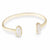 Kenda Scott Elton Gold Cuff Bracelet In Iridescent Drusy