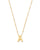 Kendra Scott Pendant Letter Necklace in Gold