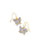 Kendra Scott Lillia Gold Crystal Butterfly Drop Earrings In Violet Crystal