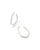 Kendra Scott Lonnie Silver Beaded Hoop Earrings