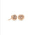 Kendra Scott Nola Rose Gold Stud Earrings In Rose Gold Drusy