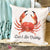 Don't Be Crabby Pillow