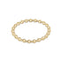 Extends - Classic Grateful Pattern 4mm Bead Bracelet - Gold