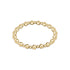 Extends - Classic Grateful Pattern 6mm Bead Bracelet - Gold