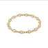 Extends - Classic Sincerity Pattern 5mm Bead Bracelet - Gold