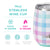Pretty In Plaid Stemless Wine Cup 14oz